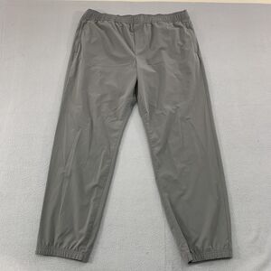 Soybu Pants Mens XXL Gray Jogger Elastic Cuffs Stretch Lightweight Athleisure